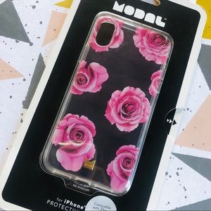 Modal Clear Rose Phone Case for iPhone X & XS